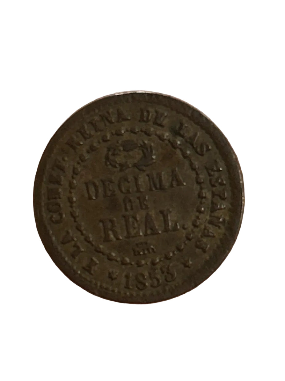 Décima de Real - Isabel II - 1833