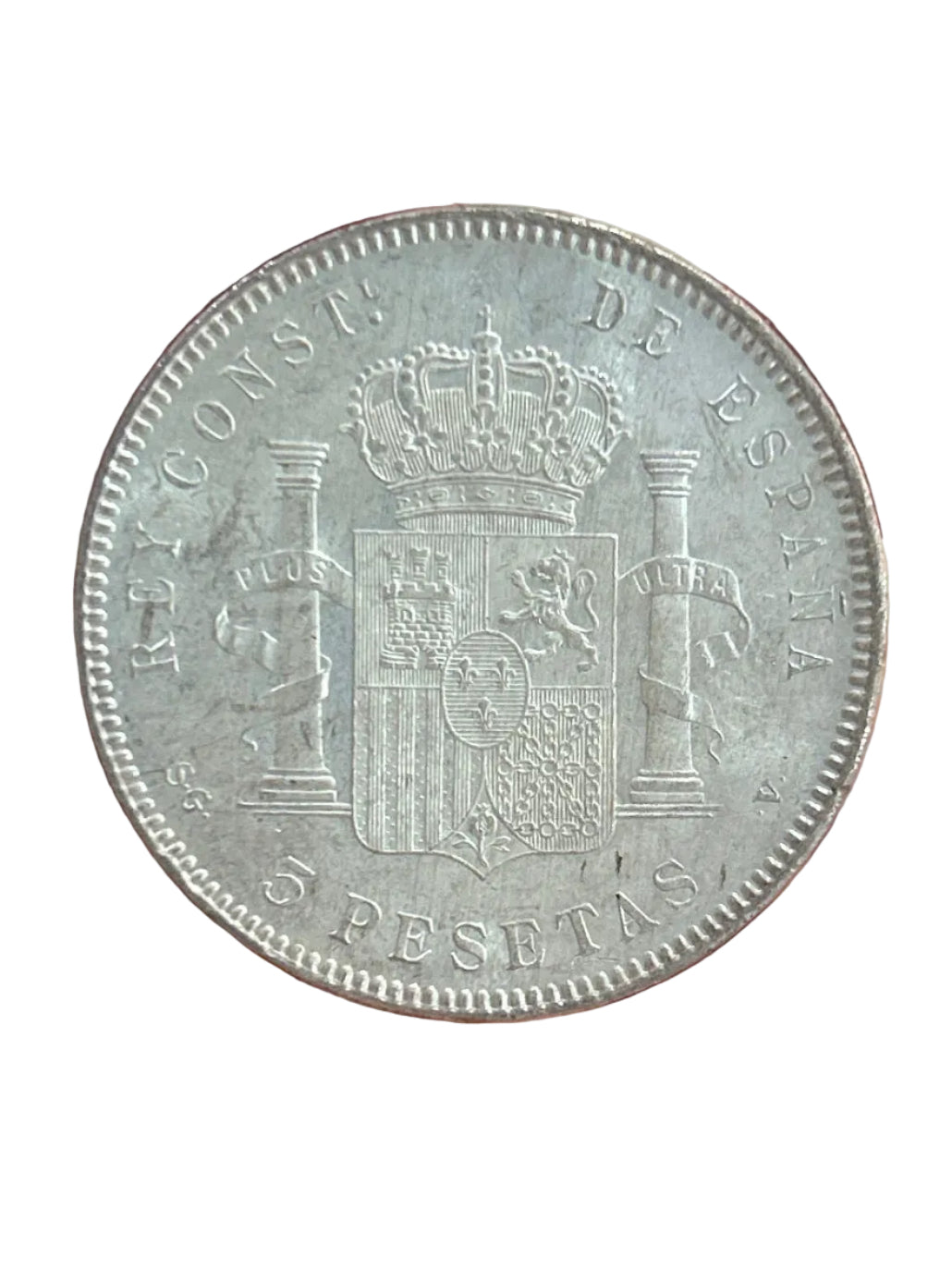 5 Pesetas - Alfonso XIII - 1898 S.C.