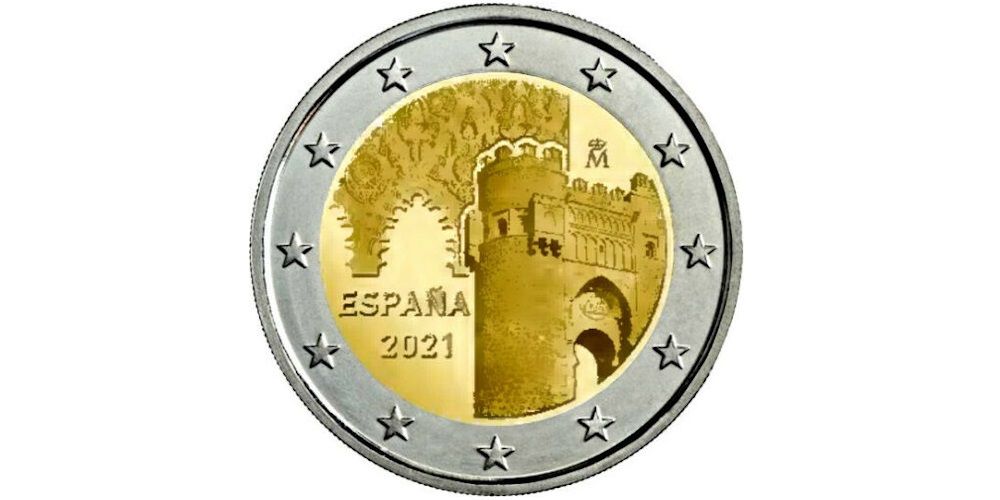 2€ España Ciudad Histórica de Toledo  2021