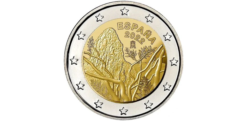 2€ España Parque Nacional de Garajonay 2022