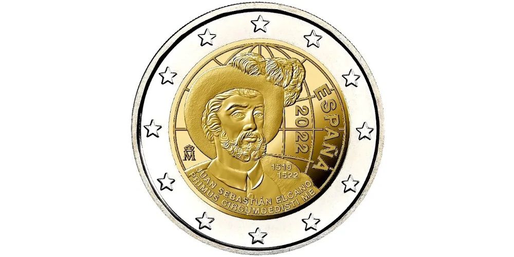 2€ España Vuelta al Mundo 2022