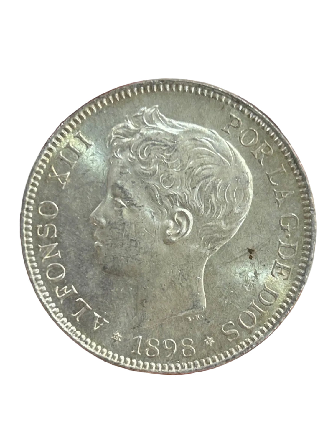 5 Pesetas - Alfonso XIII - 1898 S.C.