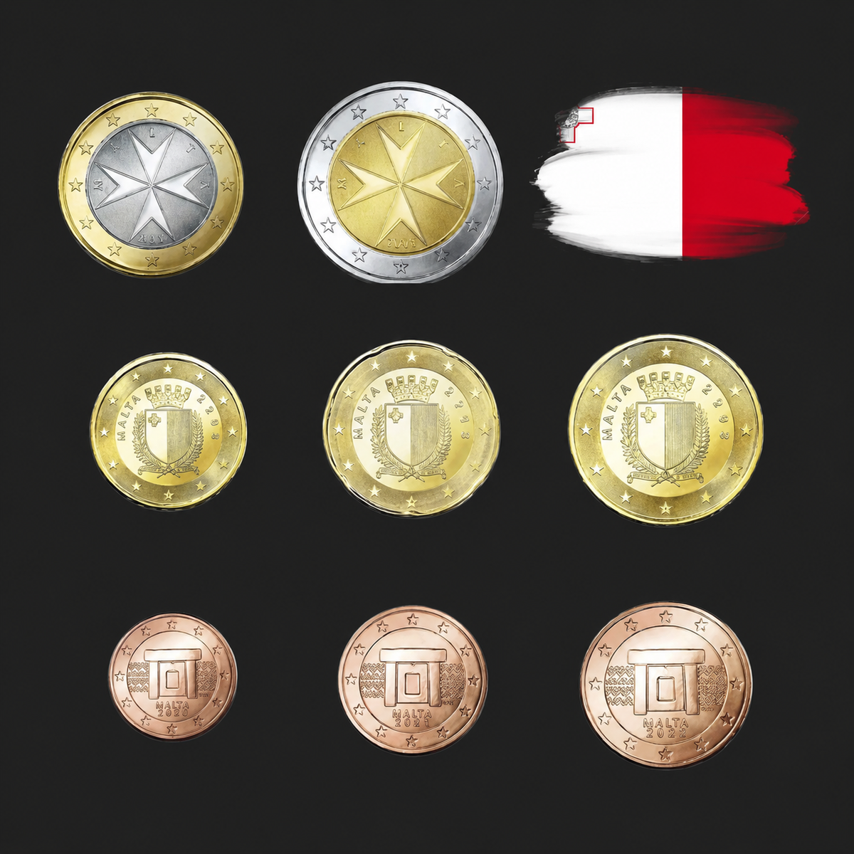 Serie completa. Malta