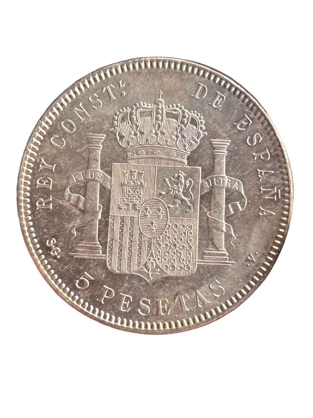 5 Pesetas - Alfonso XIII - 1899 S.C.