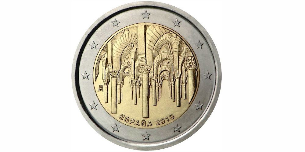 2€ España Mezquita de Cordoba 2010
