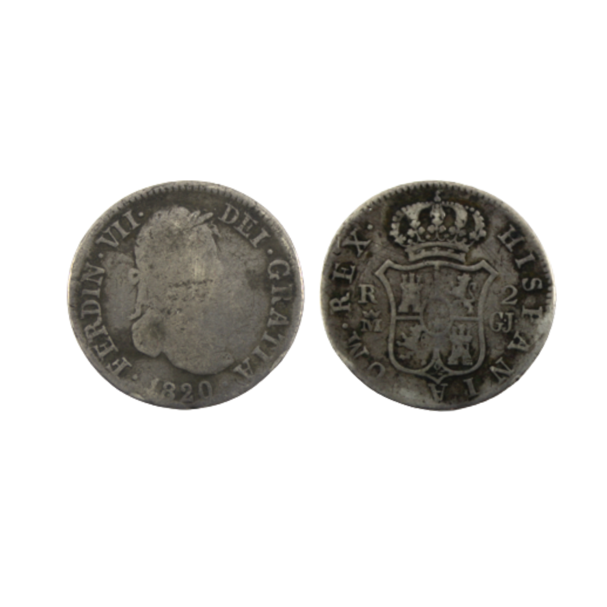 2 Reales - Fernando VII - 1820