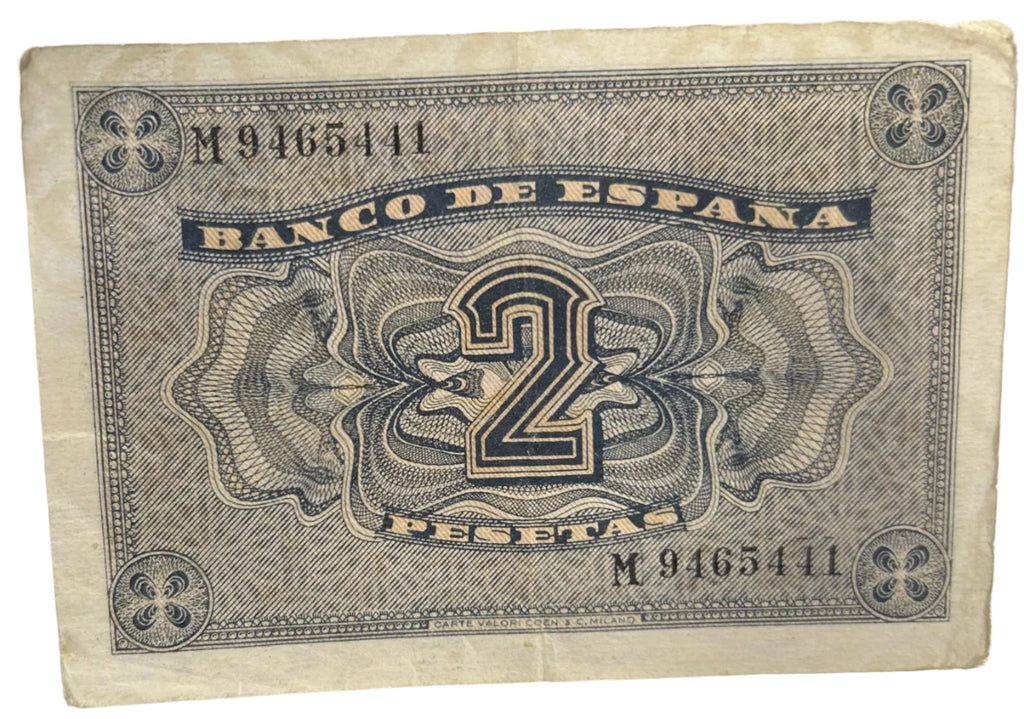 Billete de 2 pesetas - 1838