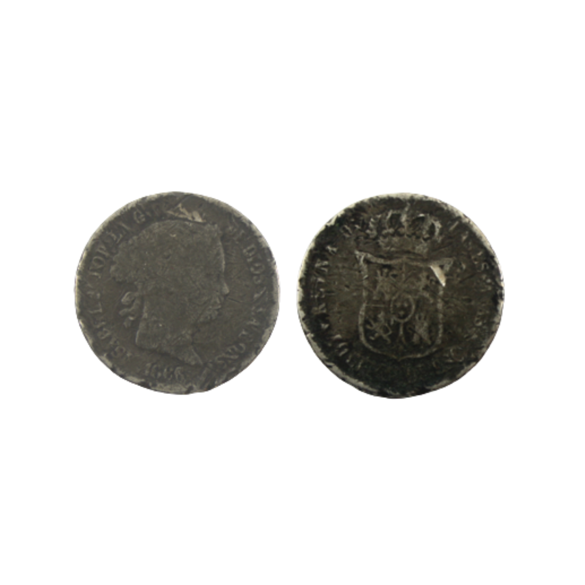 40 Céntimos de Escudo - Isabel II - 1866
