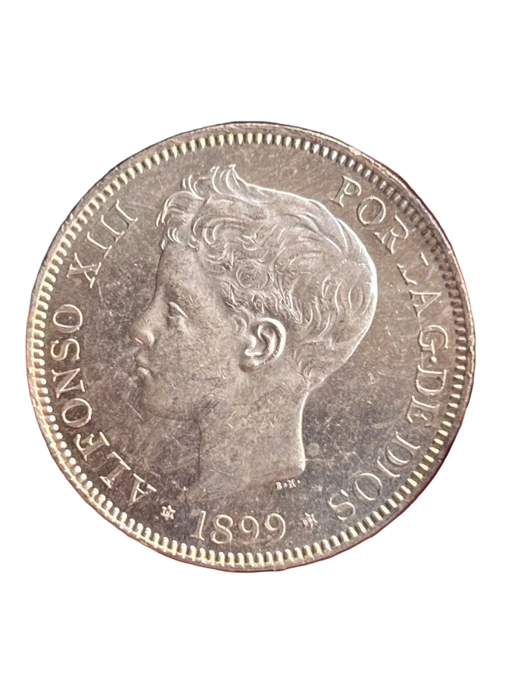 5 Pesetas - Alfonso XIII - 1899 S.C.