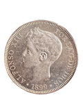 5 Pesetas - Alfonso XIII - 1899 S.C.