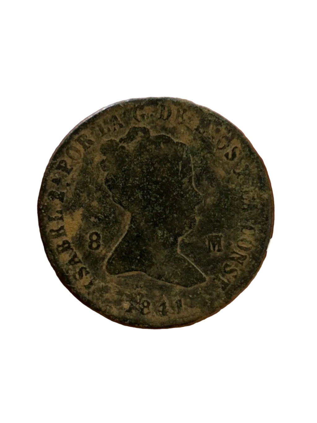 8 Maravedís - Isabel II - 1841