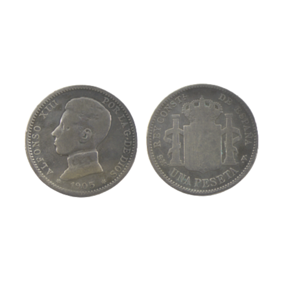1 Peseta - Alfonso XIII - 1905