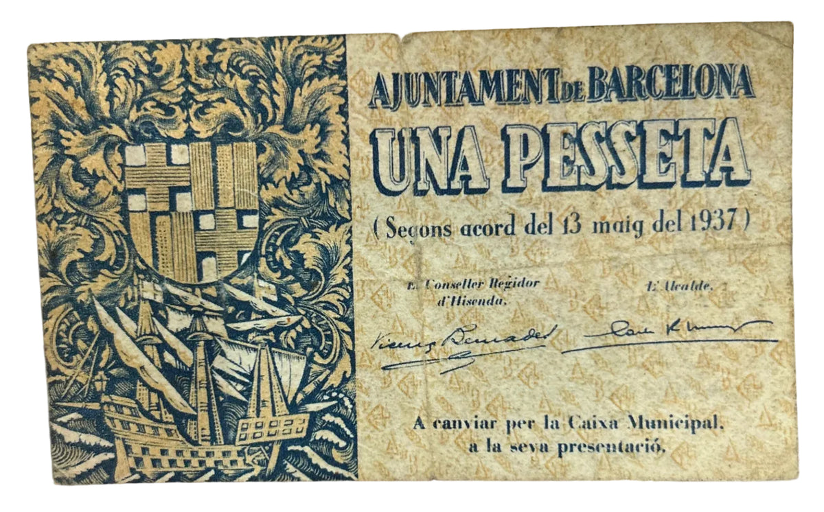 1 Peseta - Barcelona