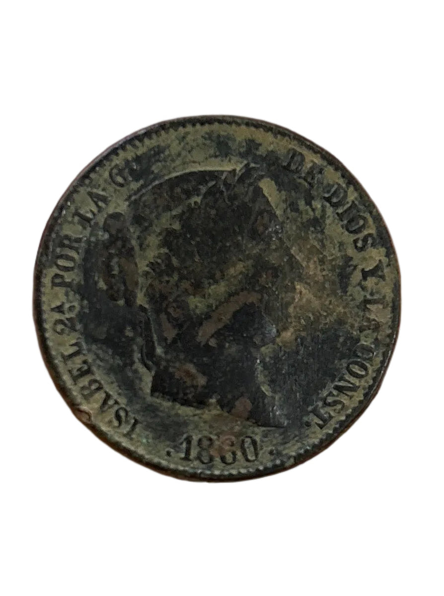 25 céntimos- Isabel II - 1860