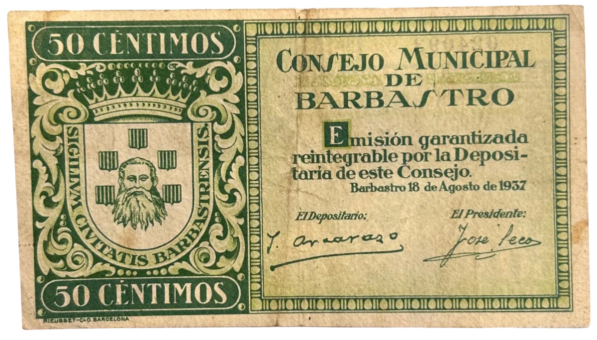 50 céntimos- Barbastro