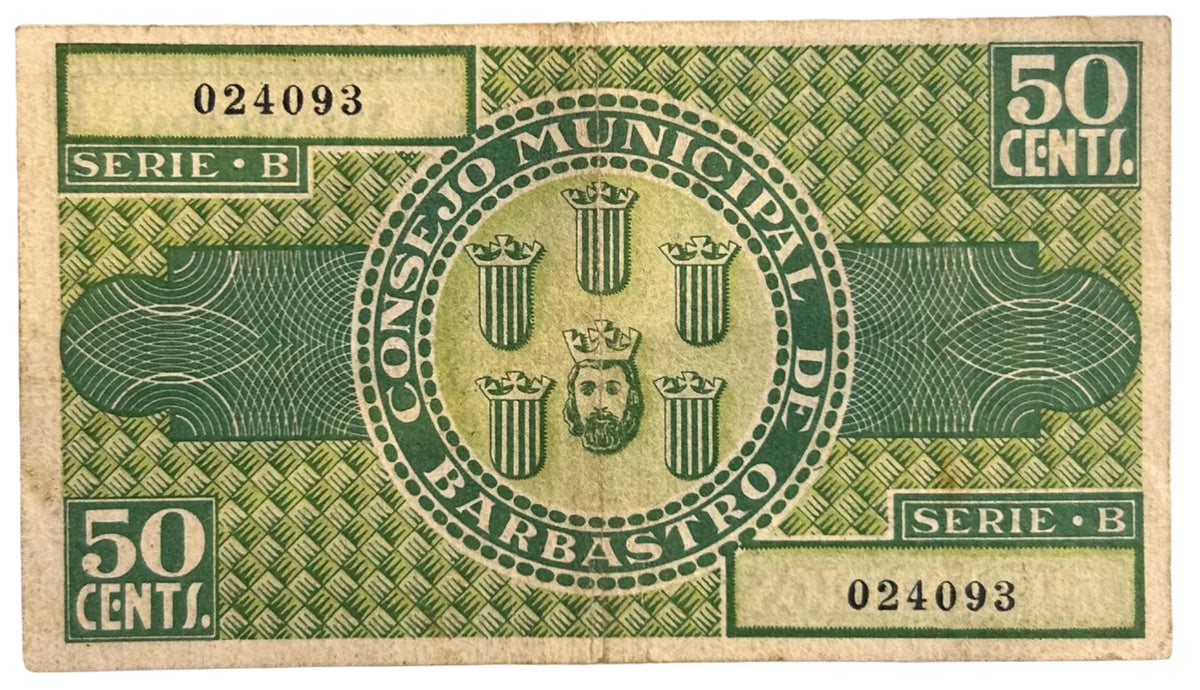 50 céntimos- Barbastro
