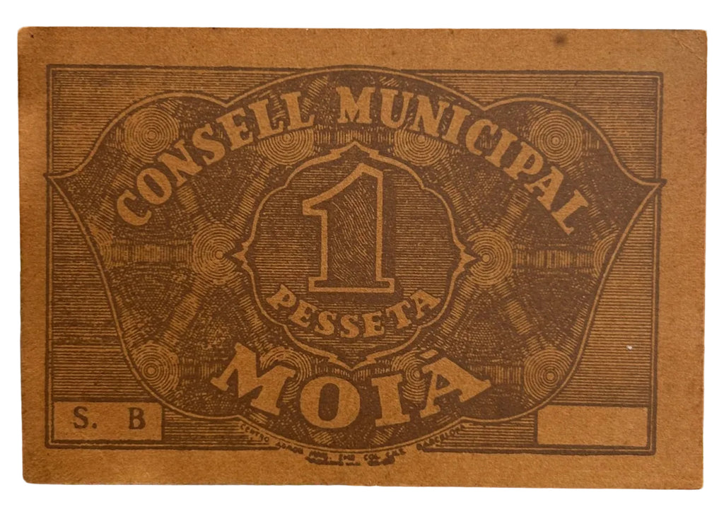 1 Peseta - Moia