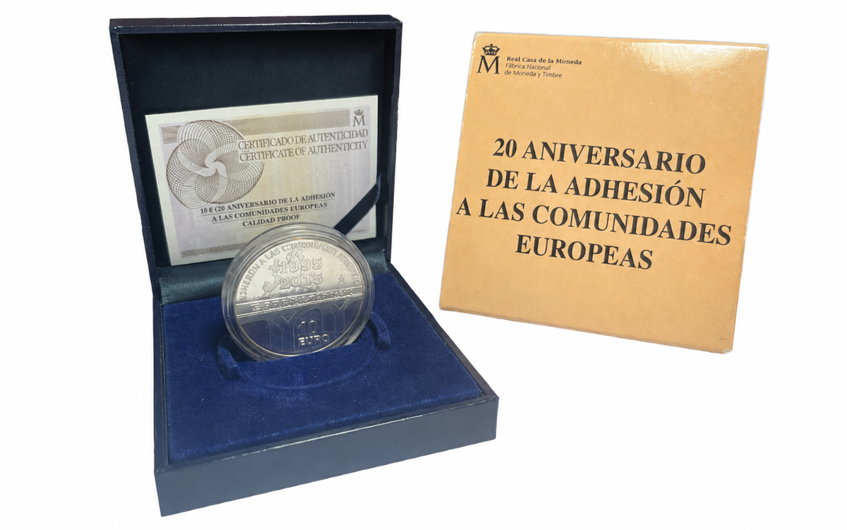 10 Euros 2006 XX Aniversario de la Adhesión a las Comunidades Europeas