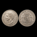 5 Pesetas Alfonso XII 1876