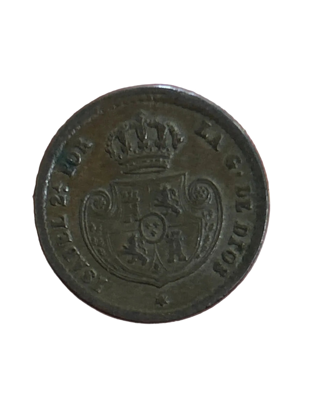 Décima de Real - Isabel II - 1833