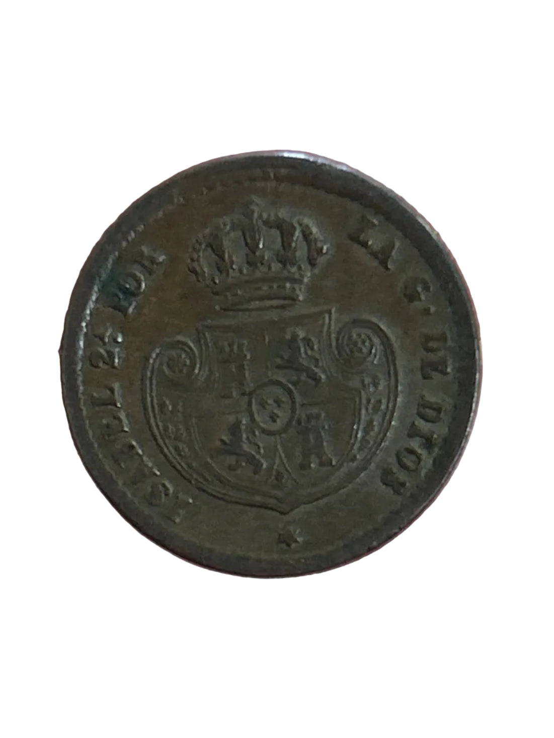 Décima de Real - Isabel II - 1833