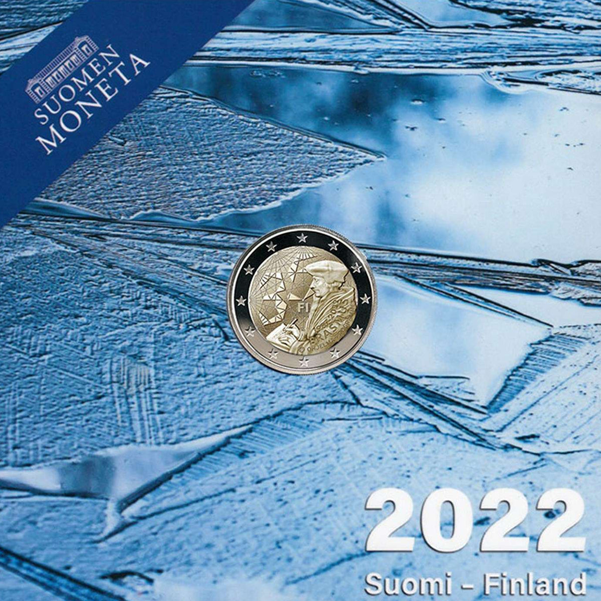 2€ Finlandia 2022 Erasmus calidad Proof