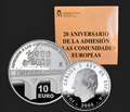 10€ - 20º Aniversario de la adhesión a las Comunidades Europeas. 2006