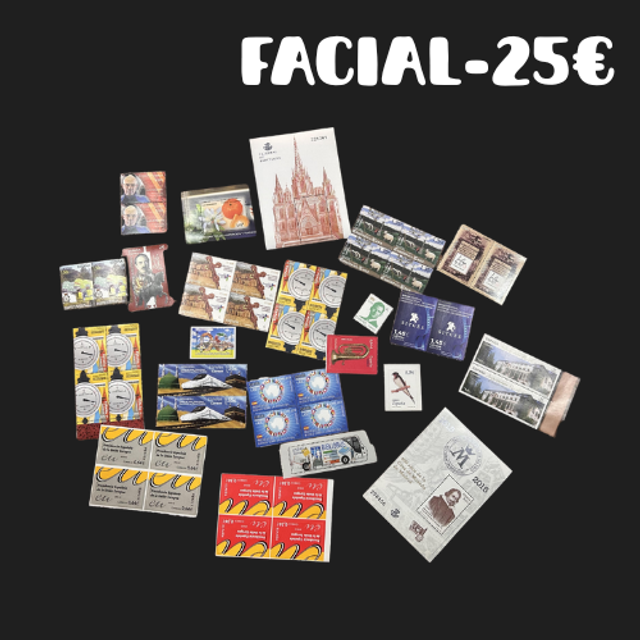 LOTE DE SELLOS DE FRANQUEO (FACIAL 25€)