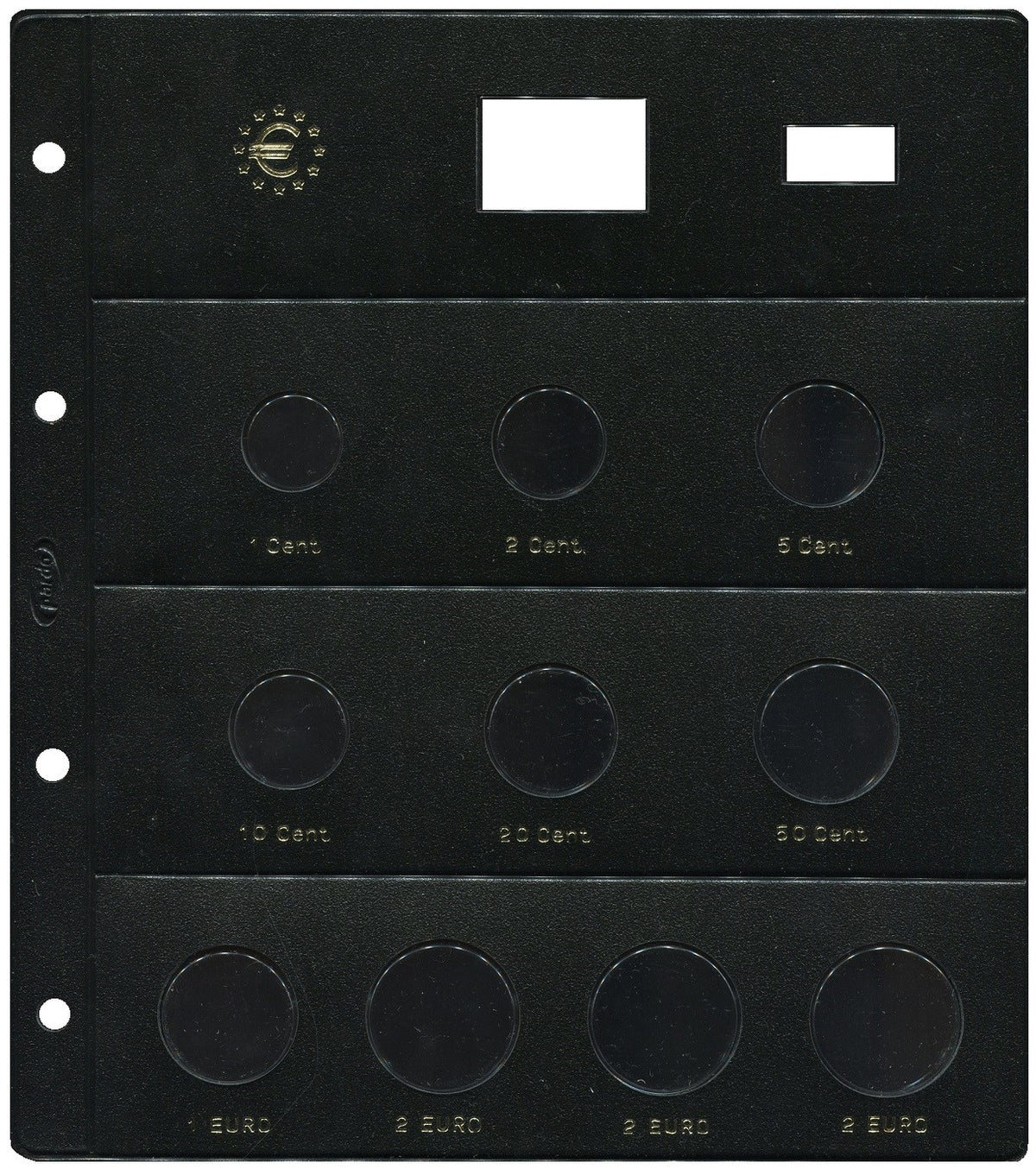 Pardo - Hojas Monedas - Nº 176000 - para 10 monedas tres de 2 €