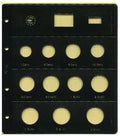 Pardo - Hojas Monedas - Nº 179200  para 11 monedas cuatro de 2 €