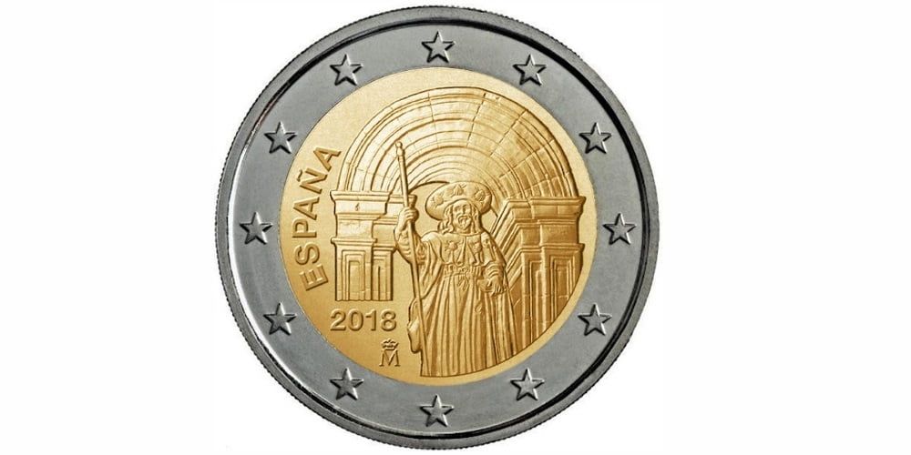 2€ España Santiago de Compostela 2018