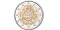 2€ España Aniversario del Euro 2012