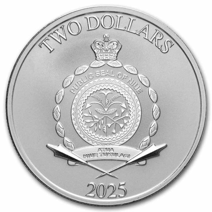 Moneda Onza de plata Star Wars Luke Skywalker  Niue 2025