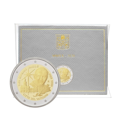 2 euros Vaticano 2020  San Juan Pablo II